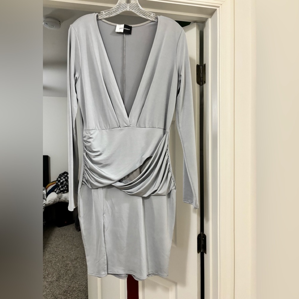 DAY/NIGHT MINT GREEN Long Sleeve Dress